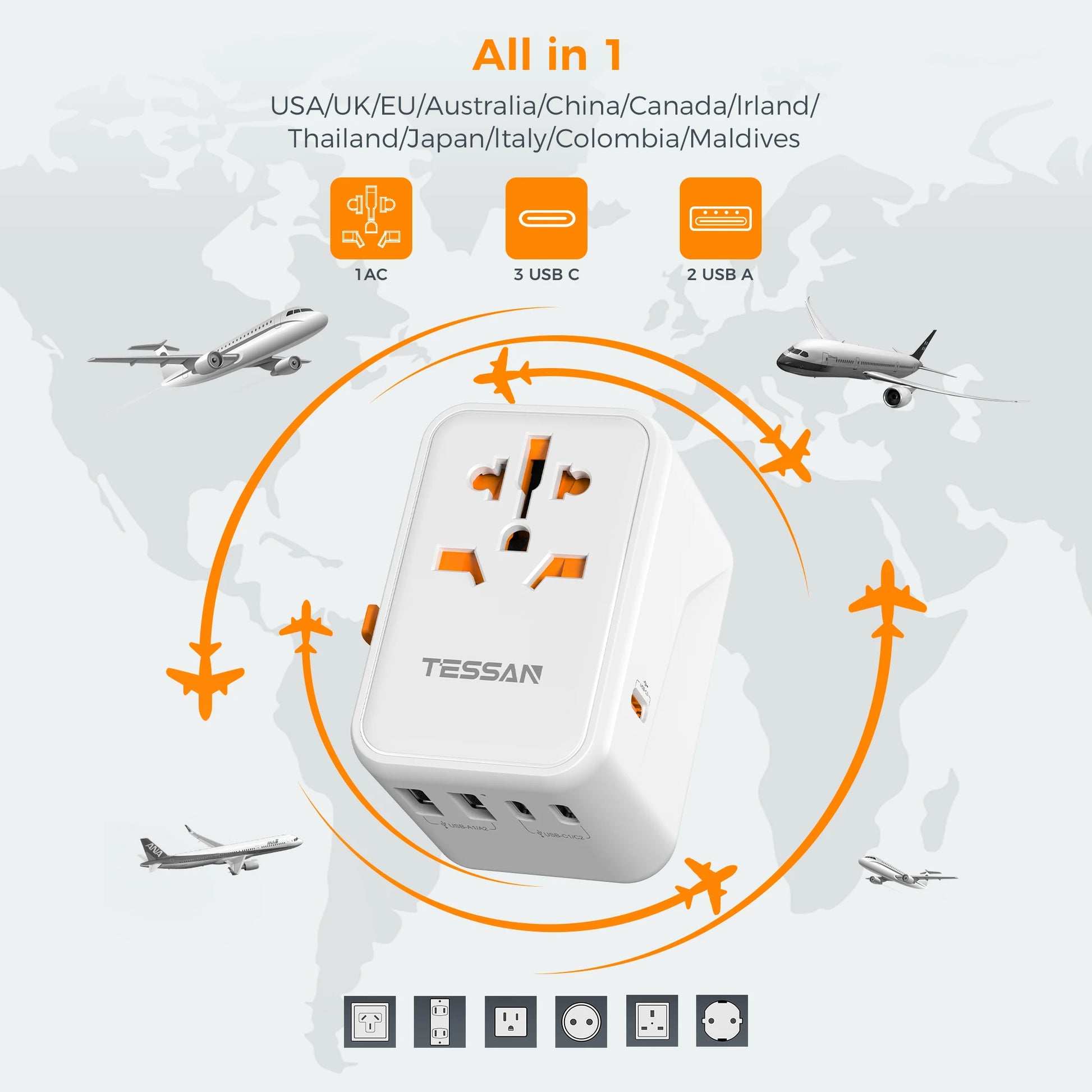 adaptador de viagem