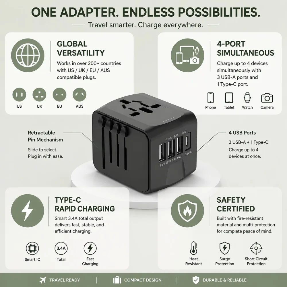 adaptador universal de