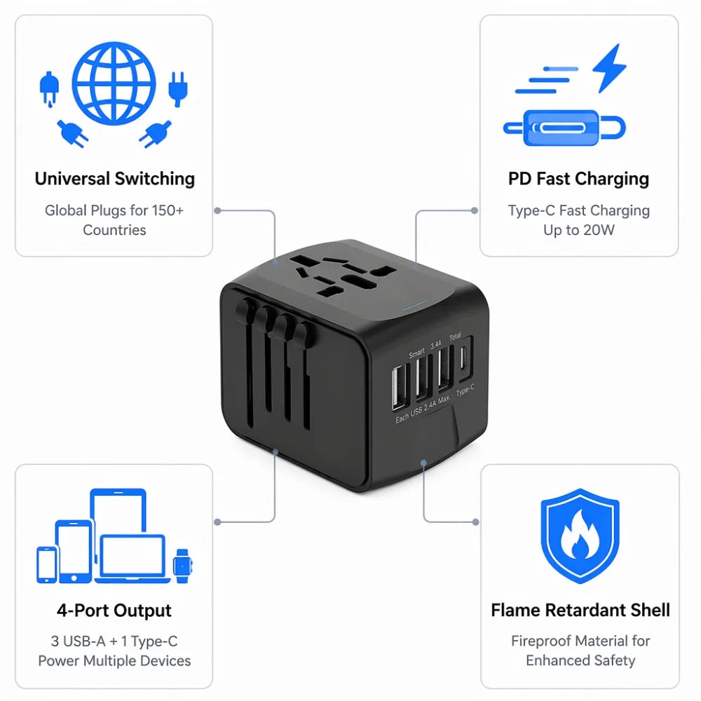 adaptador universal de