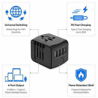 adaptador universal de