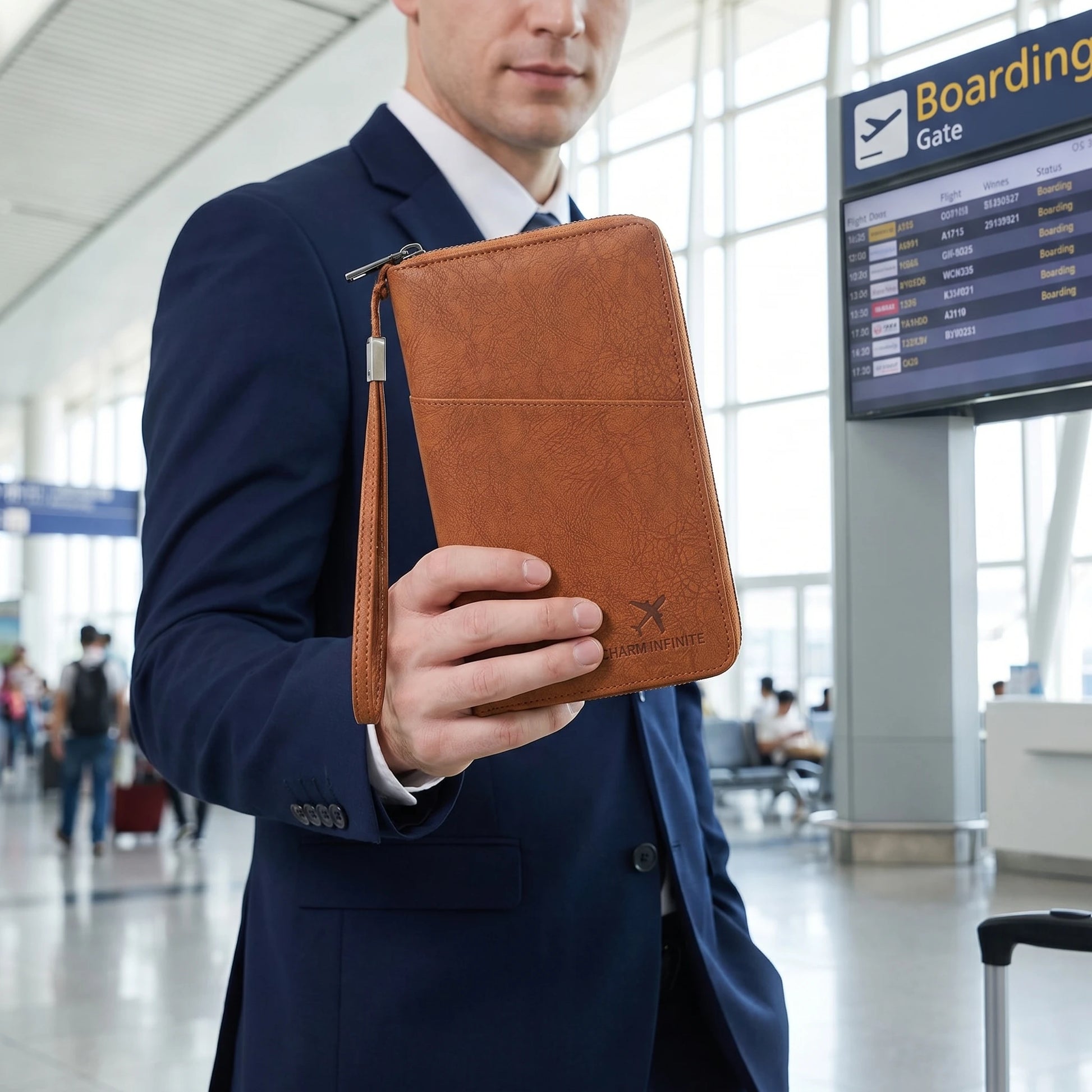 carteira passaporte com