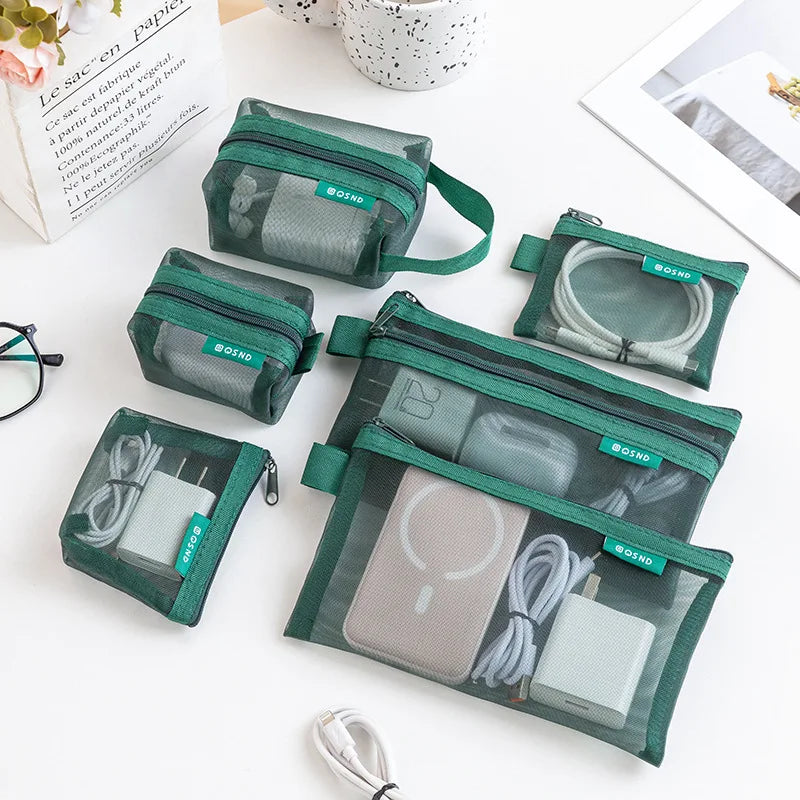 kit 6 organizadores verde