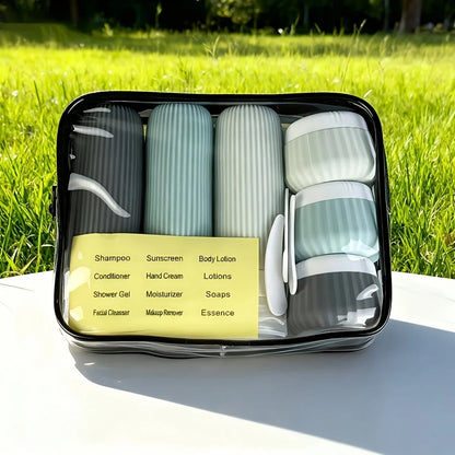 kit de viagem cinza