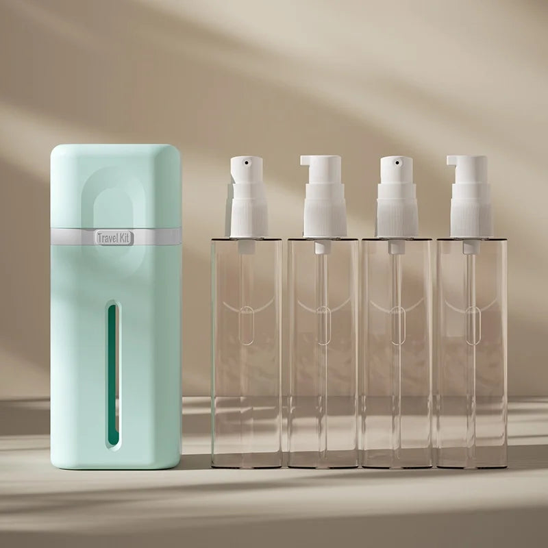 kit dispensador de azul claro