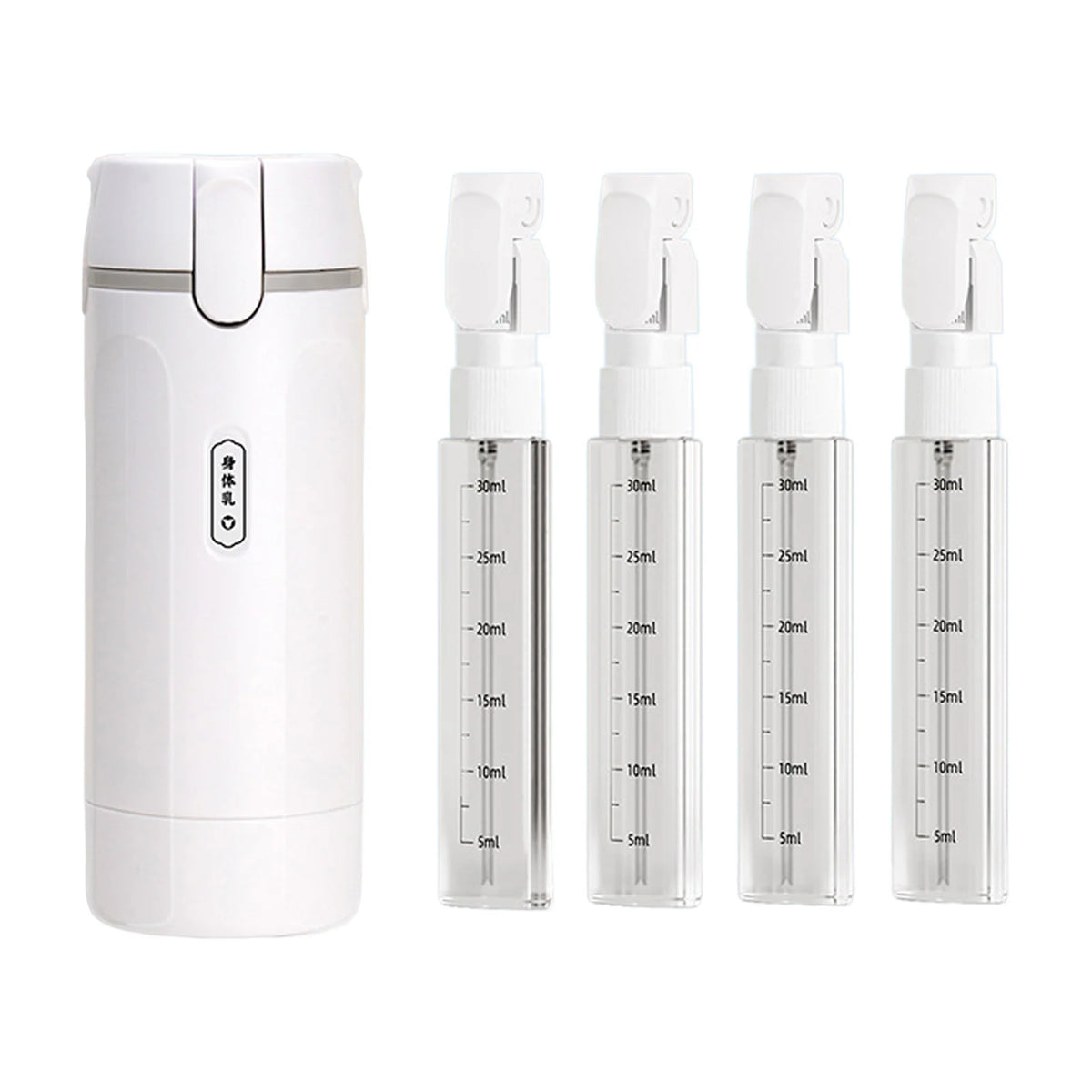kit garrafinhas de branco