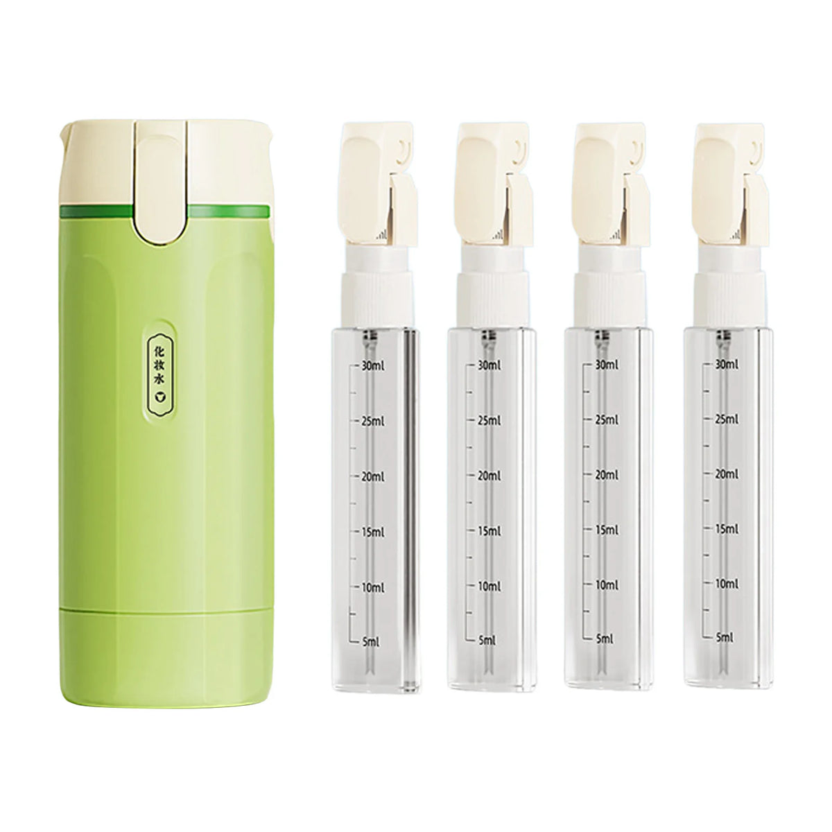 kit garrafinhas de verde