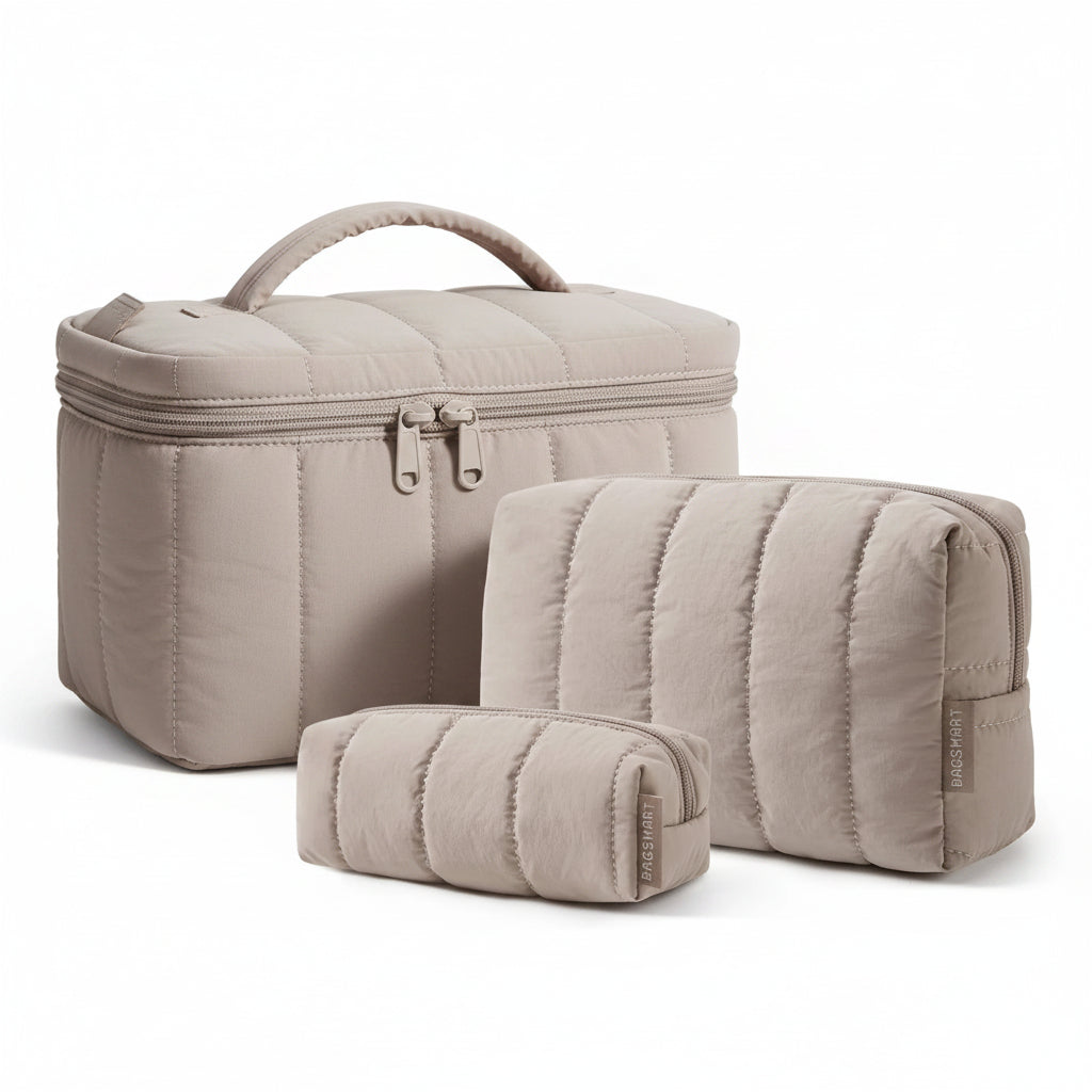 kit organizador de marrom