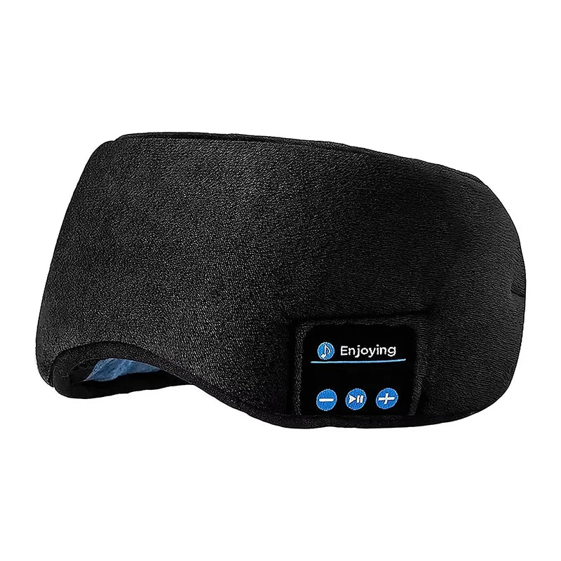 máscara de dormir preto
