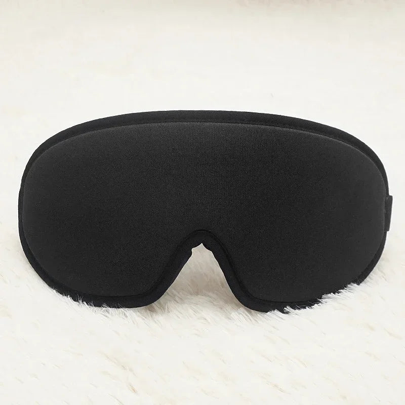 máscara de dormir preto