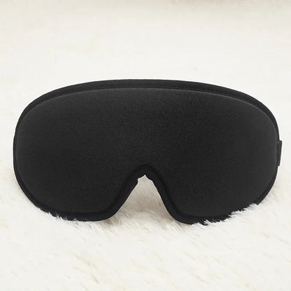 máscara de dormir preto