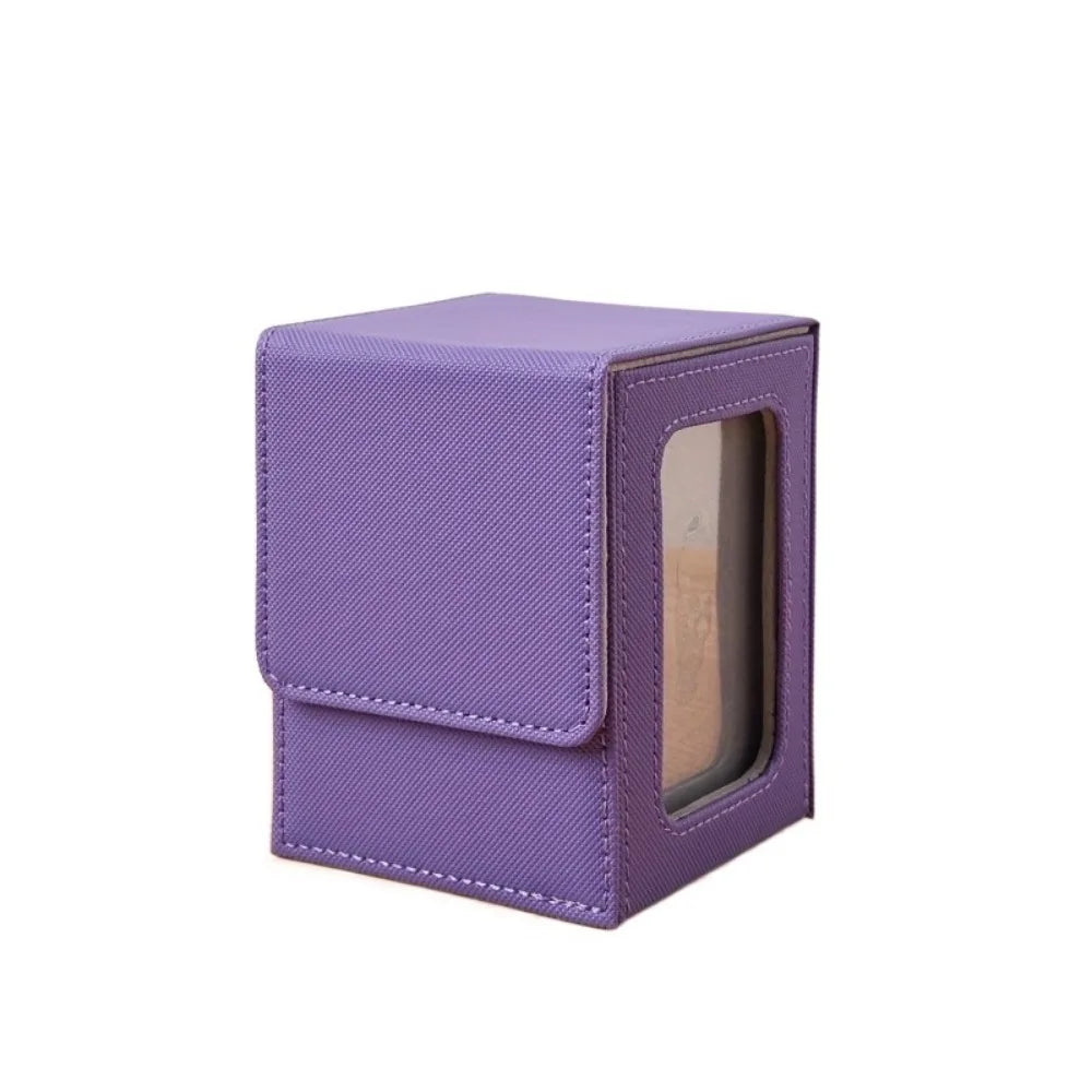 porta cartas poliuretano roxo