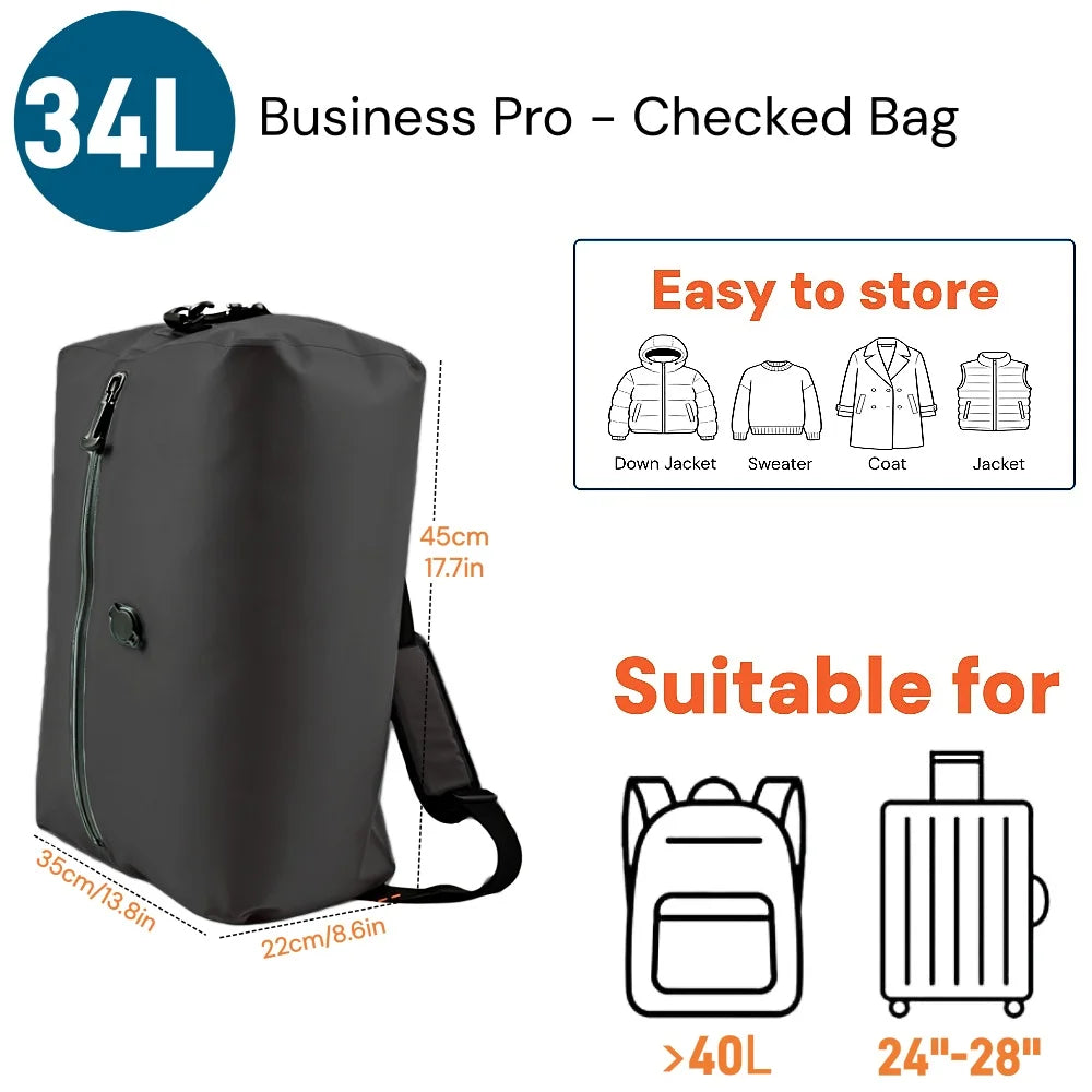 saco de compressão 34l