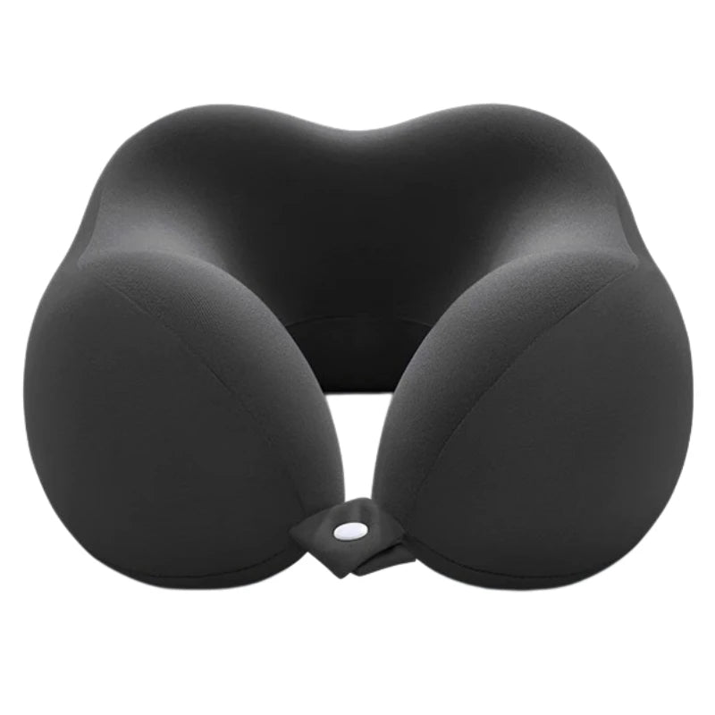 travesseiro de pescoço preto