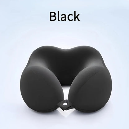 travesseiro de pescoço preto